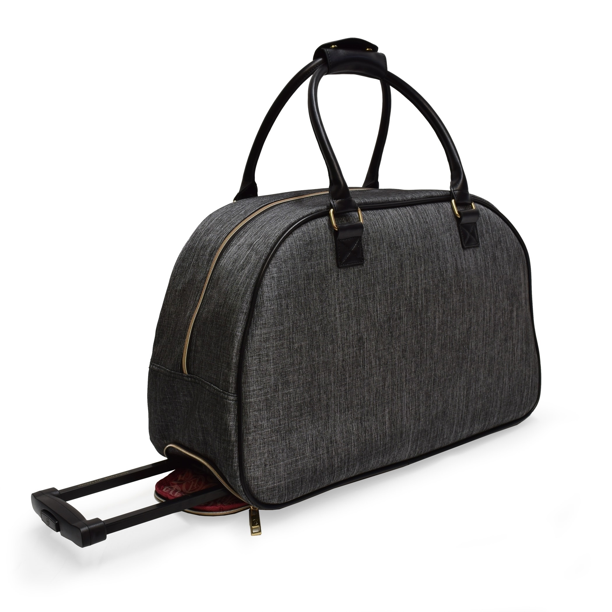 adrienne vittadini rolling duffel