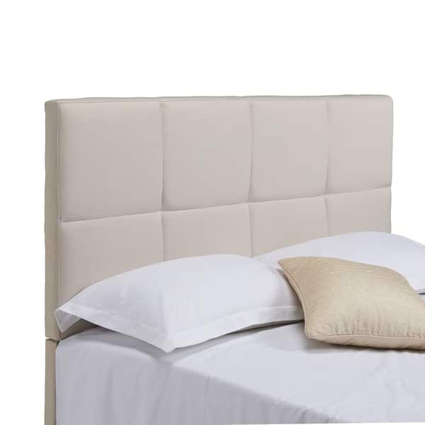 Porch Den Huron Grid Headboard Overstock 21426918 Bone Queen Full
