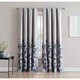 Isabelle Jacquard 84-inch Window Curtain with Rod Pocket- Single Panel ...