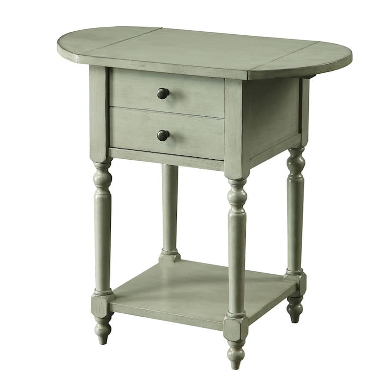 Kist French Country 25-inch Solid Wood 1-Shelf Side Table by Furniture of America