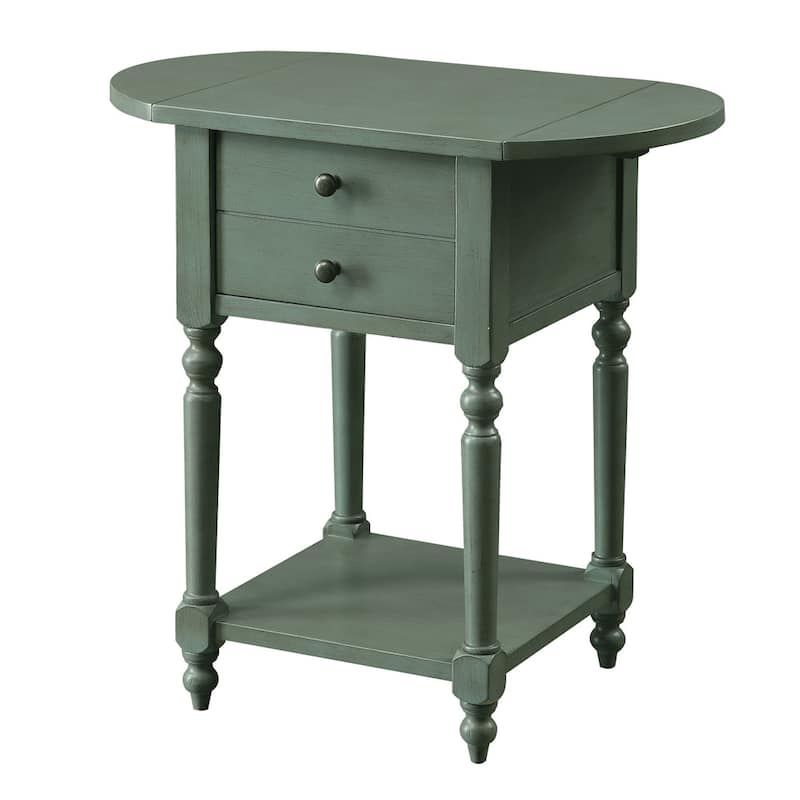 Kist French Country 25-inch Solid Wood 1-Shelf Side Table by Furniture of America