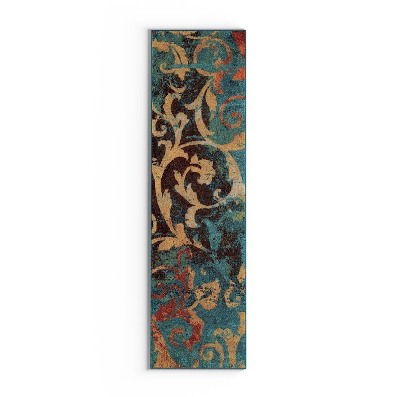 Carson Carrington Jelling Rainbow Area Rug