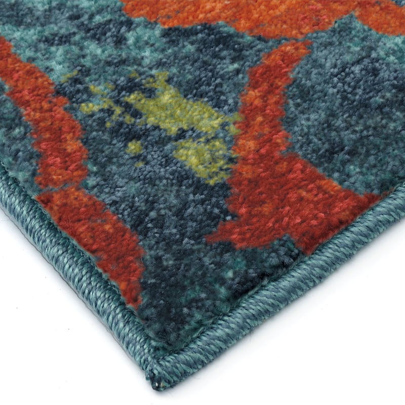 Carson Carrington Jelling Rainbow Area Rug