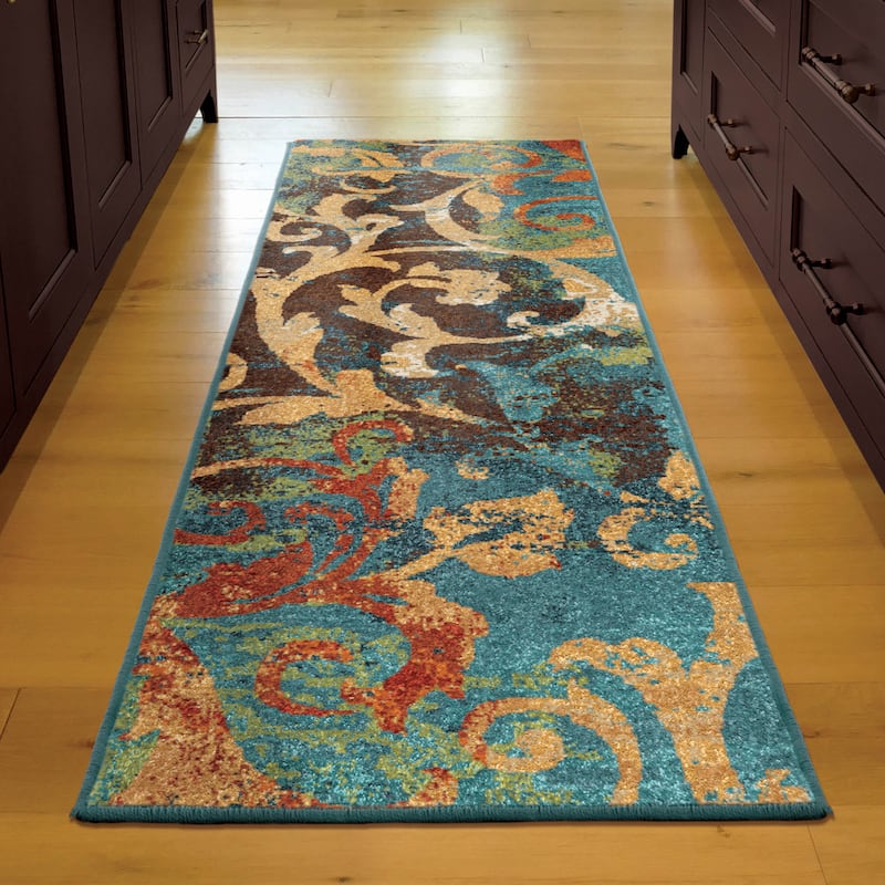 Carson Carrington Jelling Rainbow Area Rug