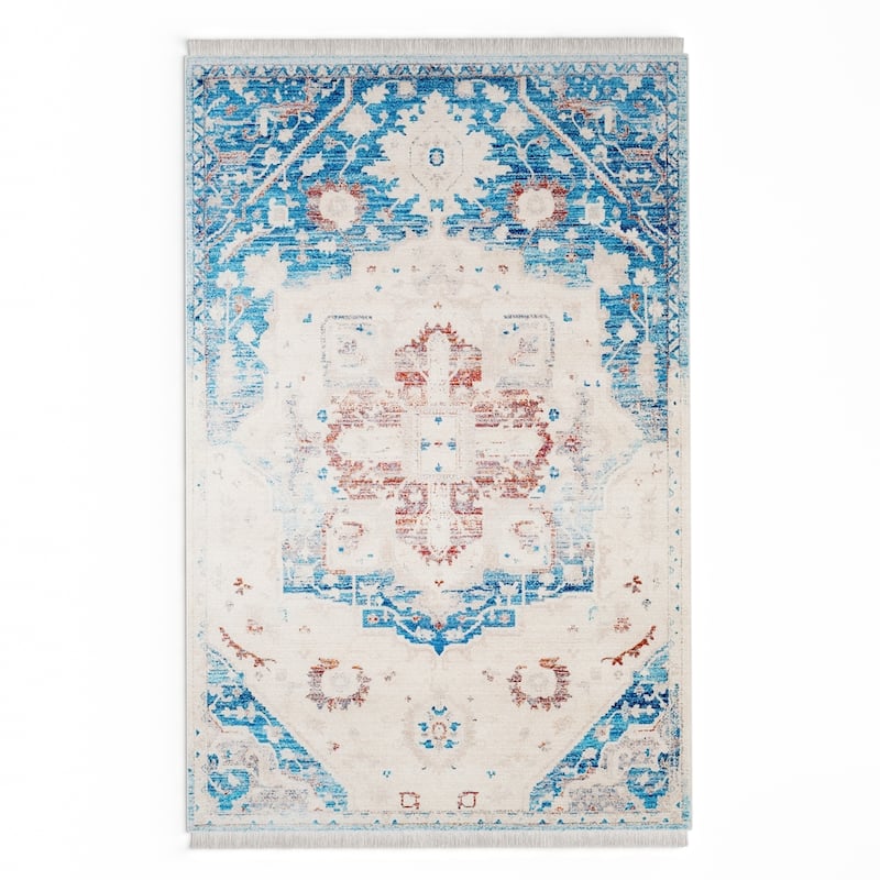 Livabliss Benslimane Vintage Persian Traditional Area Rug