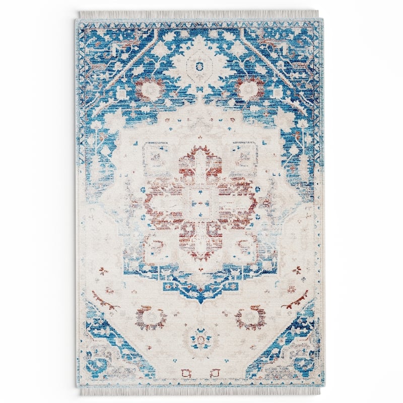 Livabliss Benslimane Vintage Persian Traditional Area Rug