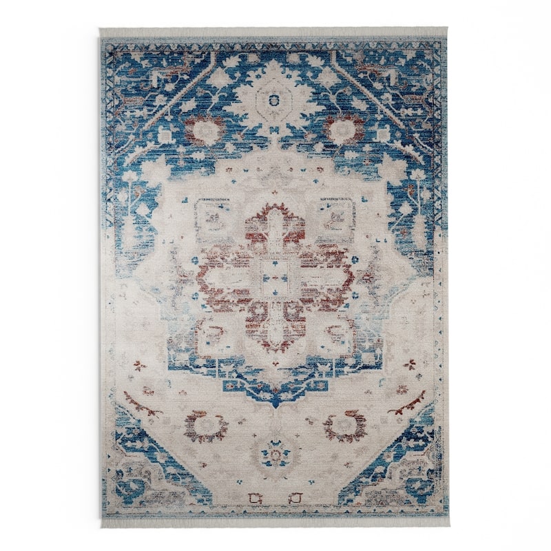 Livabliss Benslimane Vintage Persian Traditional Area Rug