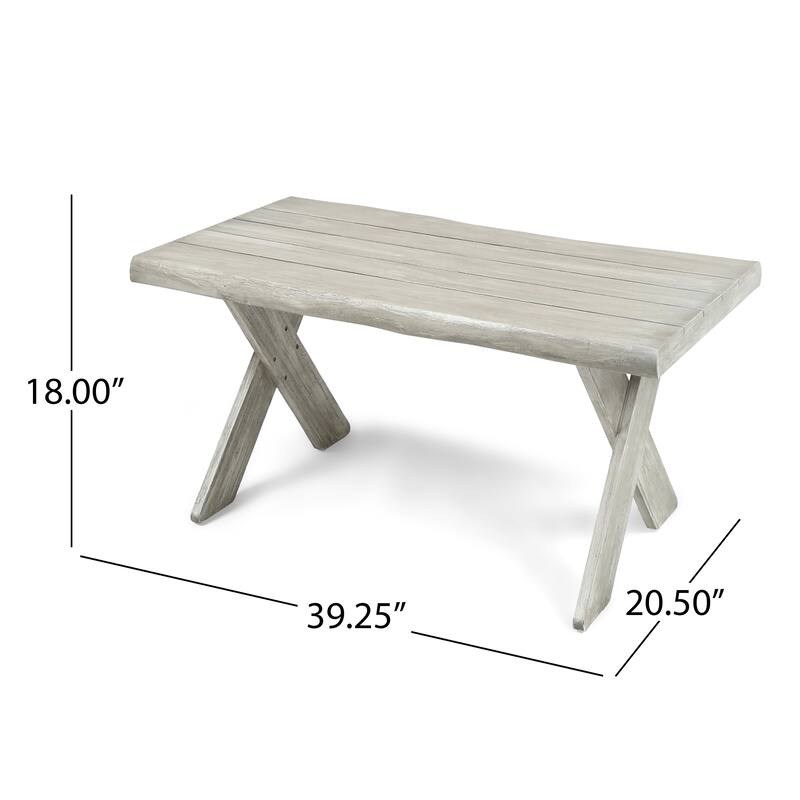Esmeralda Indoor Farmhouse 3-piece Acacia Wood Table Set by Christopher Knight Home