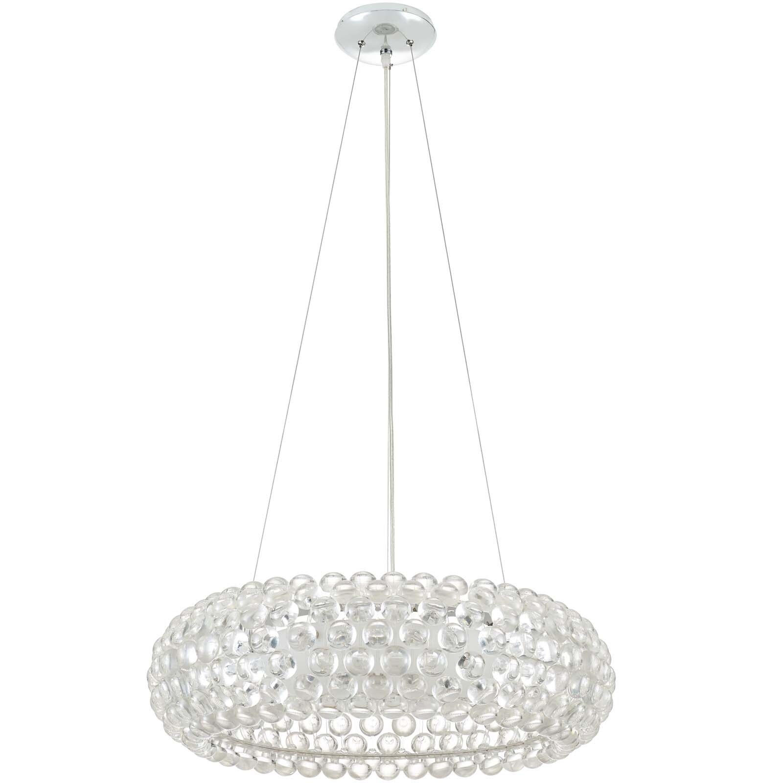 Halo 25" Pendant Chandelier - Chandeliers For Bedrooms by Overstock.com