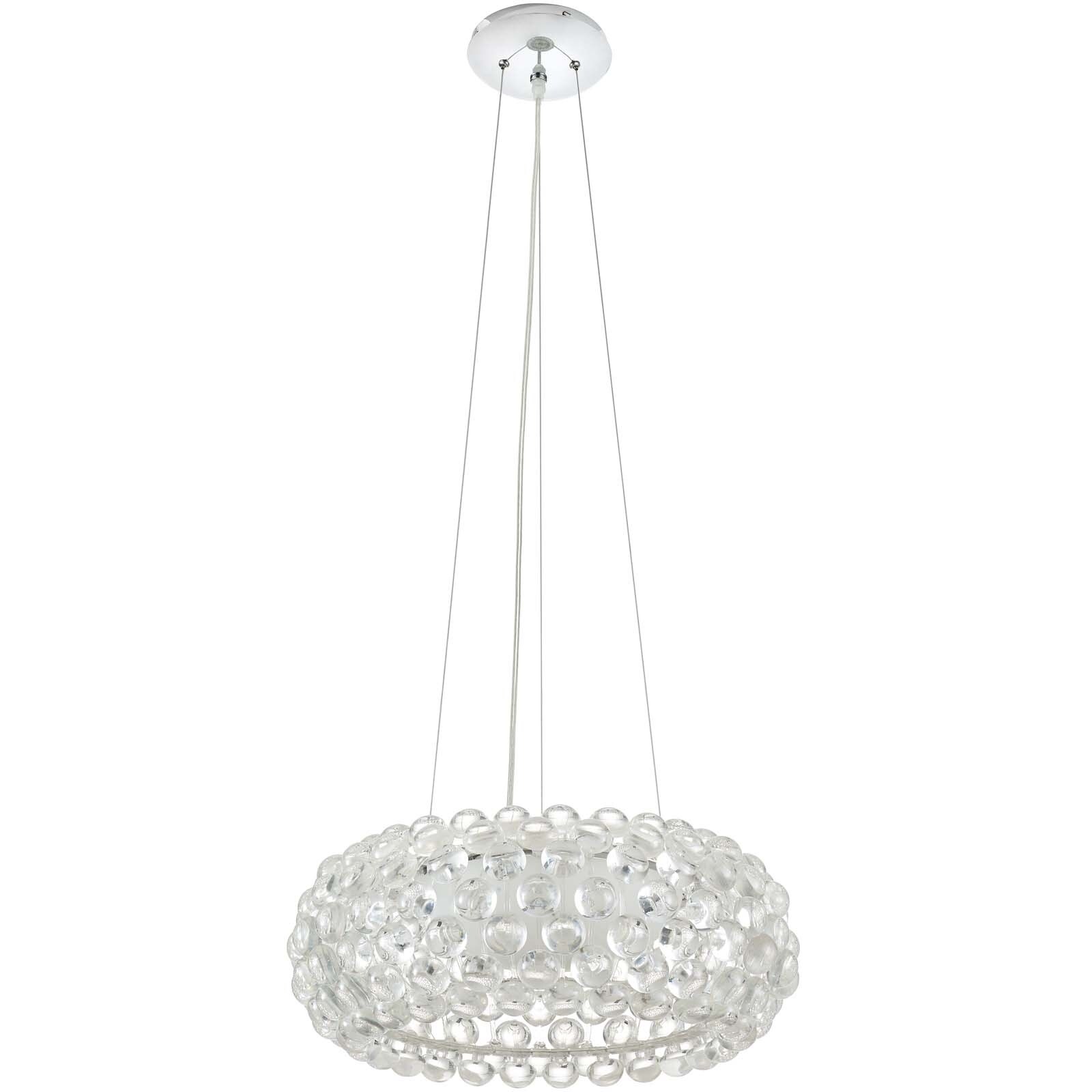 Halo 20" Pendant Chandelier - Chandeliers For Bedrooms by Overstock.com