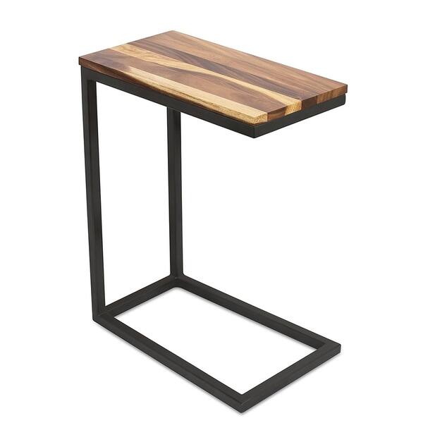 Birdrock Home Acacia Wood Tv Tray Side Table Set Of 2 Birdrock Home Acacia Wood Tv Tray