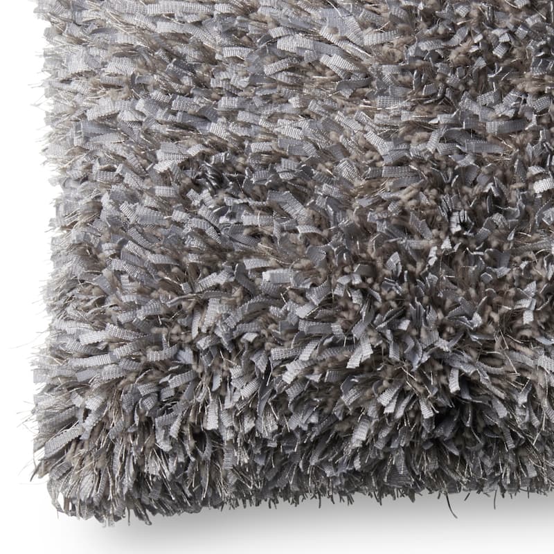 Solid Ribbon Shag Rectangle 13 x 21 Throw Pillow or Pillow Cover
