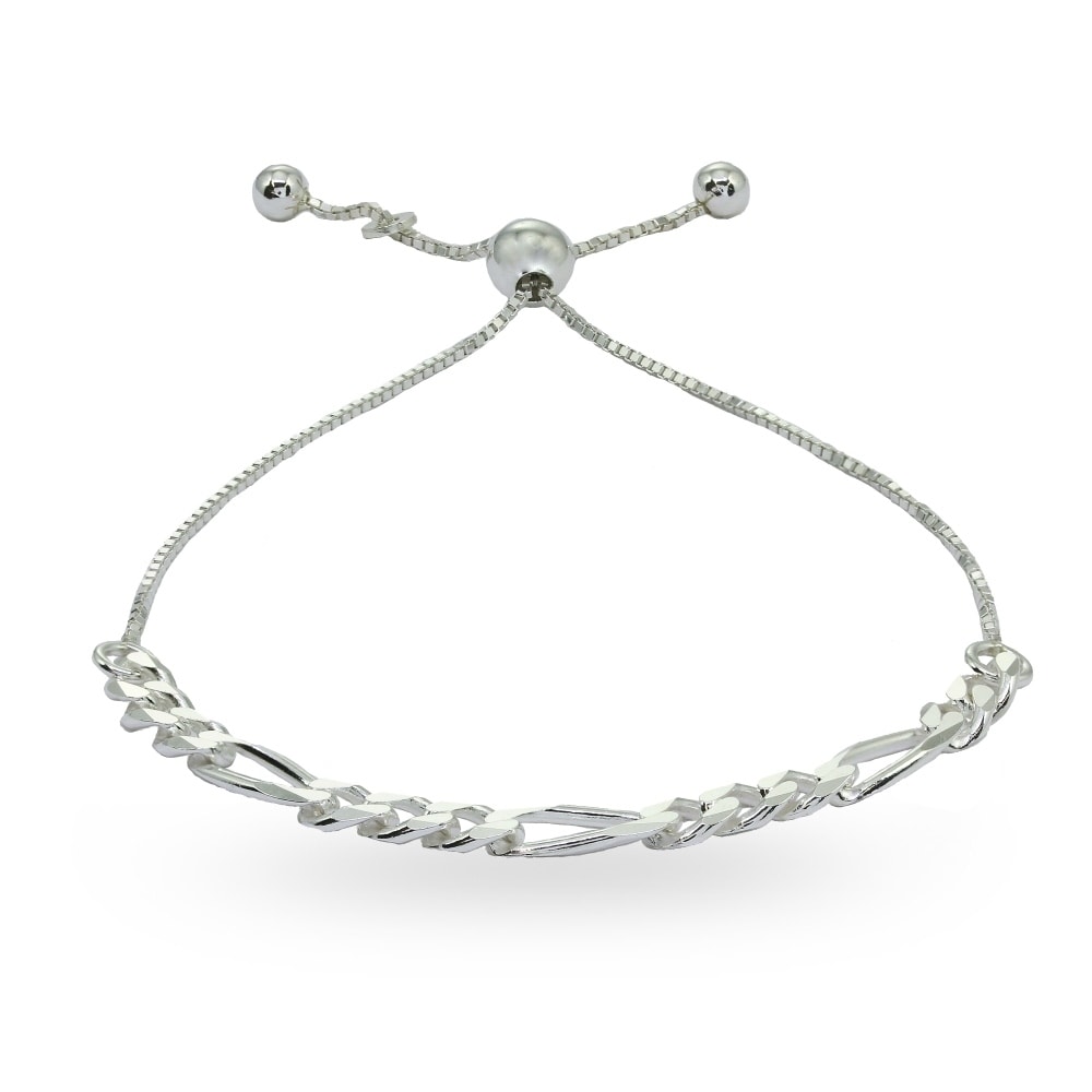 thin silver bracelet chain