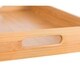 BirdRock Home 3 pc Bamboo Breakfast Bed Trays (Squared) | Cut Out Handles | Set of 3 | Bamboo | Nesting - Thumbnail 2