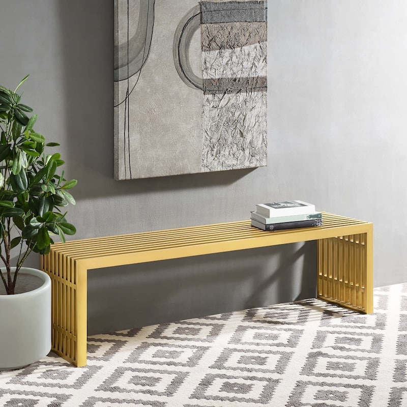 Gridiron Medium Stainless Steel Bench