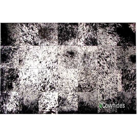 Pergamino Black Speckles Cowhide Rug