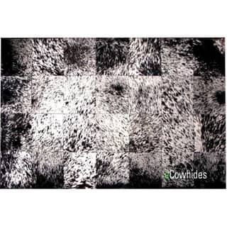 Speckles Cowhide Patchwork Rug