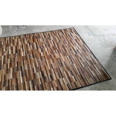 Pau Cowhide Patchwork Rug