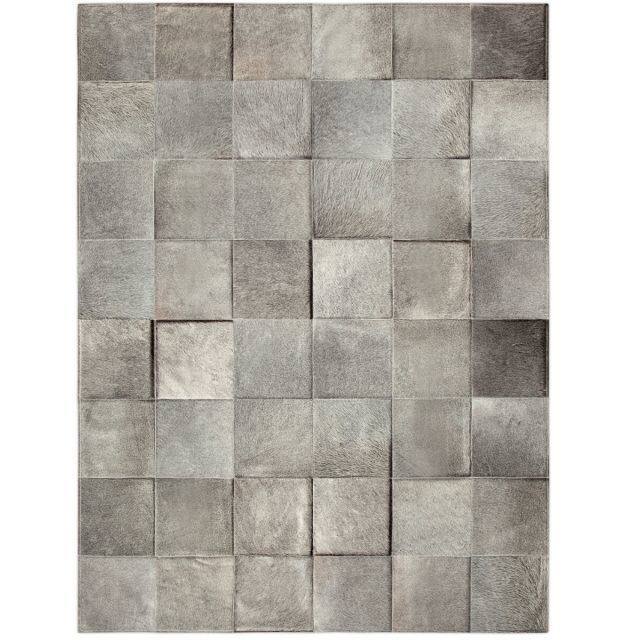 Pergamino Grey Genuine Cowhide Rug
