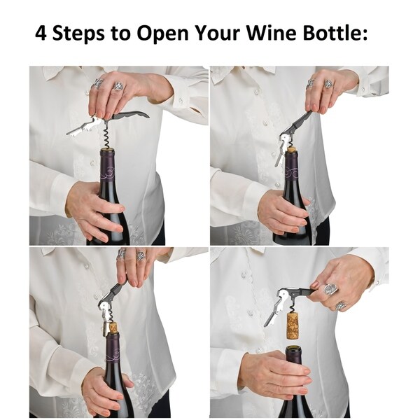 Premium Wine Opener and Waiters Corkscrew - All-in-One with Foil