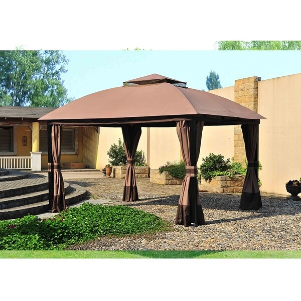 Sunjoy Replacement Canopy Set For L Gz215pst A 11x13 South Sunjoy Replacement Canopy Set For L Gz215pst A 11x13 South Hampton Gazebo