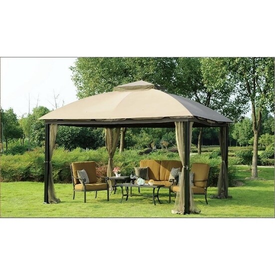 Sunjoy Replacement Canopy Set For L Gz215pst B 10x12 Malibu Sunjoy Replacement Canopy Set For L Gz215pst B 10x12 Malibu Gazebo