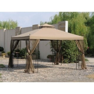 Sunjoy Replacement Canopy Set For L-gz288pst-4h 10x12 Parlay Gazebo 