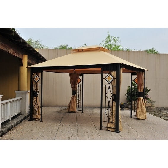 Sunjoy Replacement Canopy Set For L Gz694pst E Art Gl Gazebo Sunjoy Replacement Canopy Set For L Gz694pst E Art Gl Gazebo