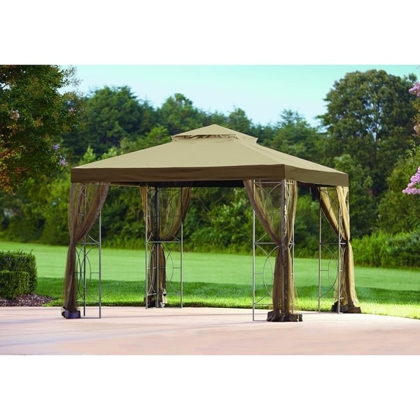 Sunjoy Replacement Mosquito Netting For L Gz813pst 10x10 Sunjoy Replacement Mosquito Netting For L Gz813pst 10x10 Callaway Gazebo Free Shipping Today 20749132