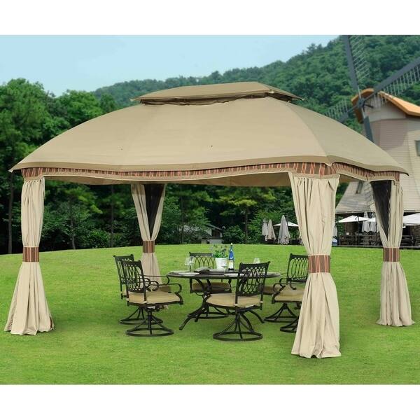 Shop Sunjoy Replacement Curtain Model 110109526 Free Shipping