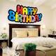 Happy Birthday Full Color Wall Decal Sticker FRST Size40