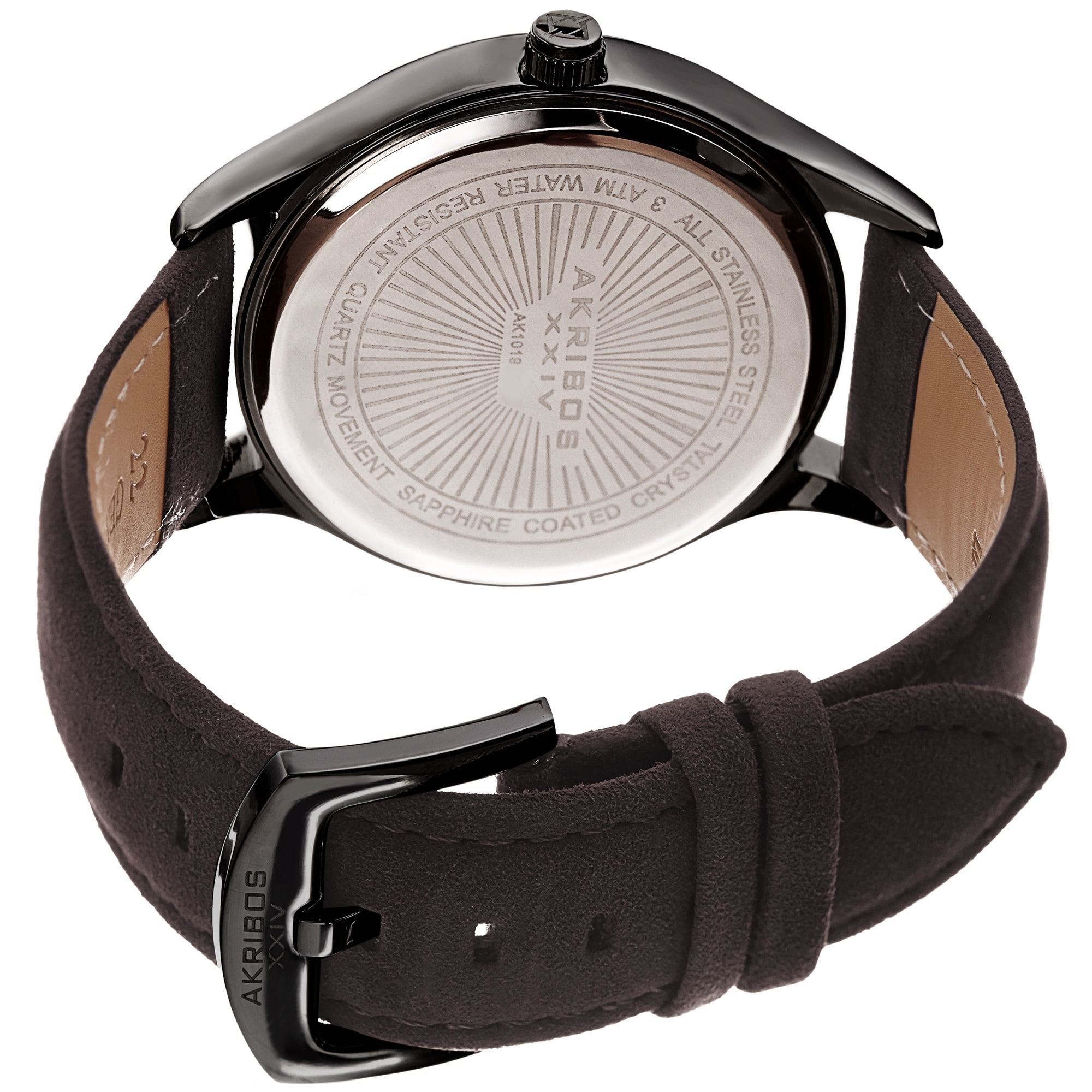 Black suede and crystal watch. Magic Sapphire Anthracite Dial Black Ceramic Women main image 3