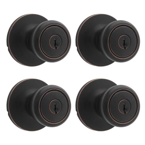 Shop Atlas 4 Pack Tulip Entry Door Knob Contractor S Pack Free