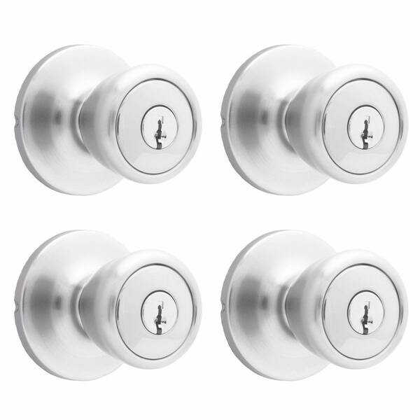 Shop Atlas 4 Pack Tulip Entry Door Knob Contractor S Pack Free