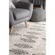 preview thumbnail 10 of 11, Nuloom Boho Natural Plush Fuzzy Tribal Shag Rug