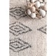 preview thumbnail 11 of 11, Nuloom Boho Natural Plush Fuzzy Tribal Shag Rug