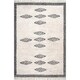 preview thumbnail 9 of 11, Nuloom Boho Natural Plush Fuzzy Tribal Shag Rug 4' x 6' - Ivory - Rectangle