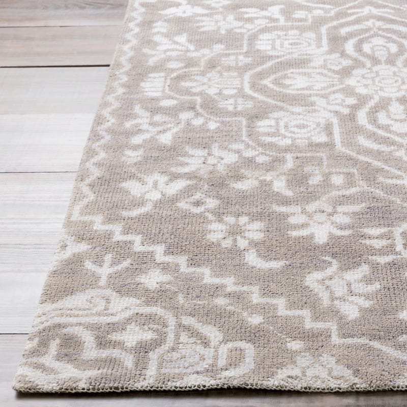 Hand-Knotted Brunoy Wool/Viscose Area Rug (2' x 3')
