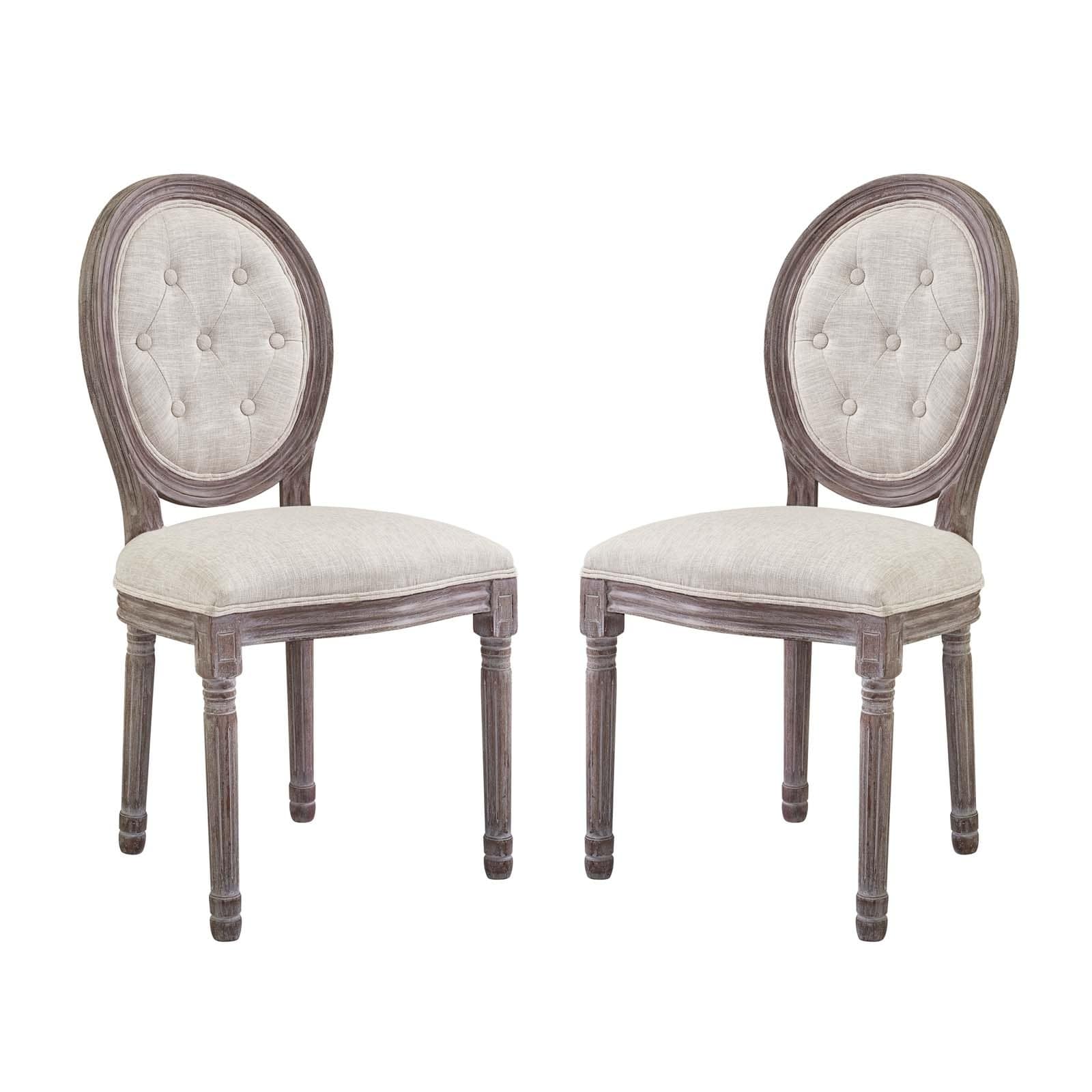 Arise Vintage French Upholstered Fabric Dining Side Chair - On Sale - Bed  Bath & Beyond - 34532396