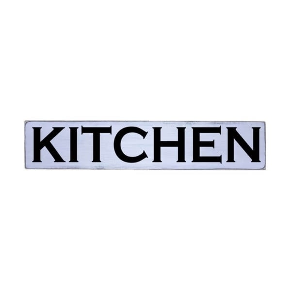 KITCHEN Handmade Farmhouse Style Wall Art Wood Sign 10 in x 48 in