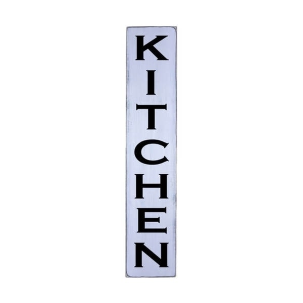 KITCHEN Handmade Farmhouse Wall Art Vertical Wood Sign 10 in x 48 in