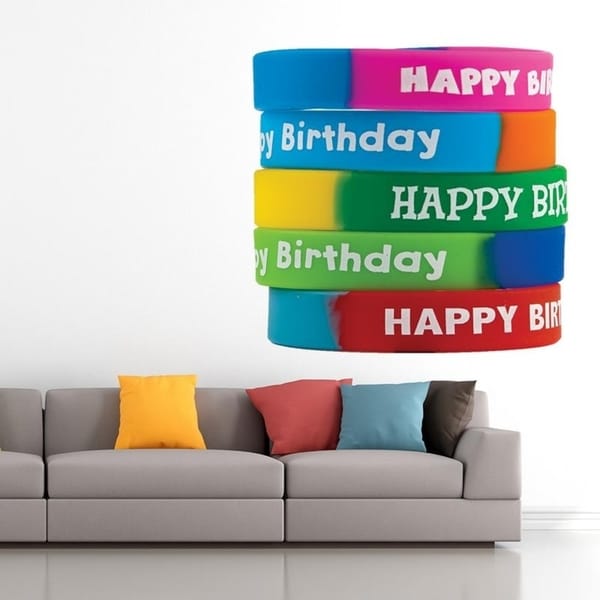 shop happy birthday full color wall decal sticker an-555 frst size