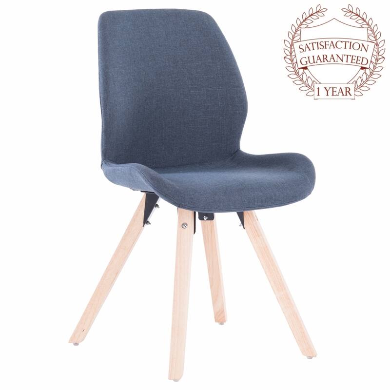 Porthos Home Modern Dining Chair with Rubberwood Dowel Legs, Set of 2 - N/A
