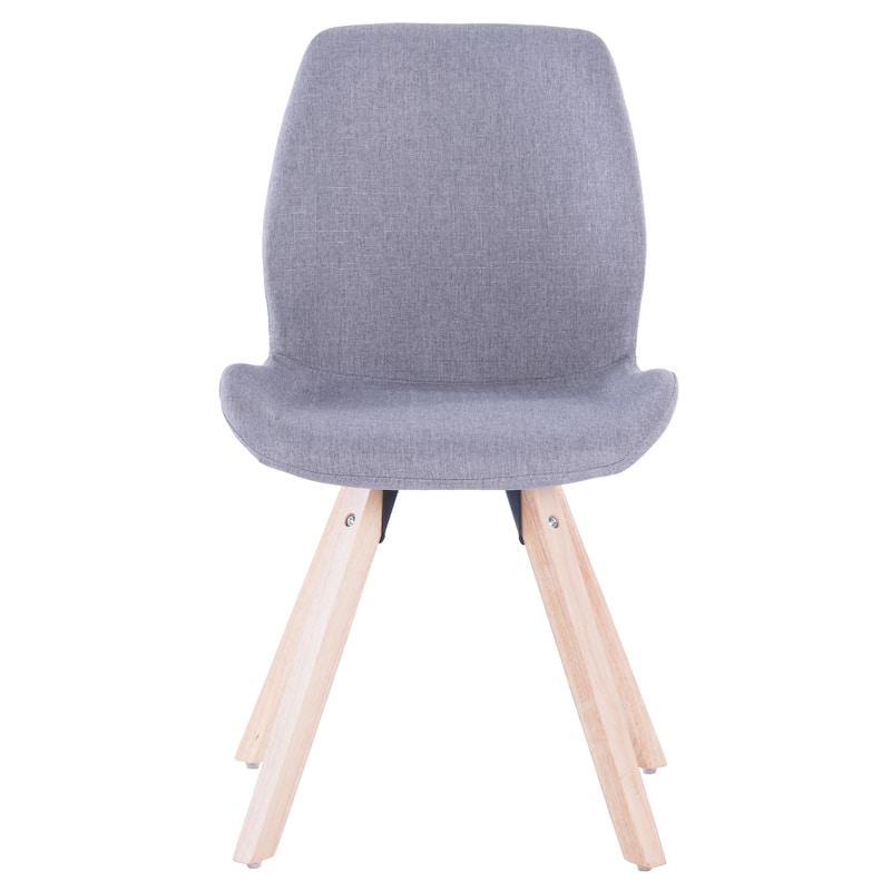Porthos Home Modern Dining Chair with Rubberwood Dowel Legs, Set of 2 - N/A