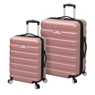 london fog luggage rose gold