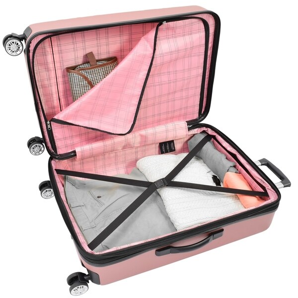 london fog pink luggage