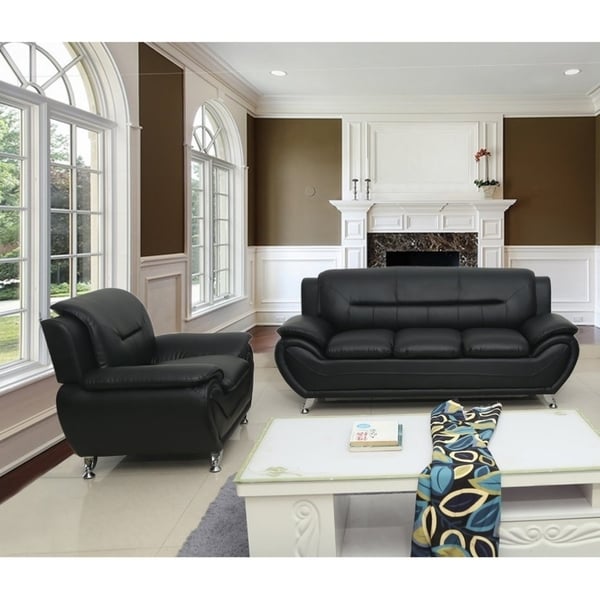 shop michael segura modern upholstered sofa and chair living room