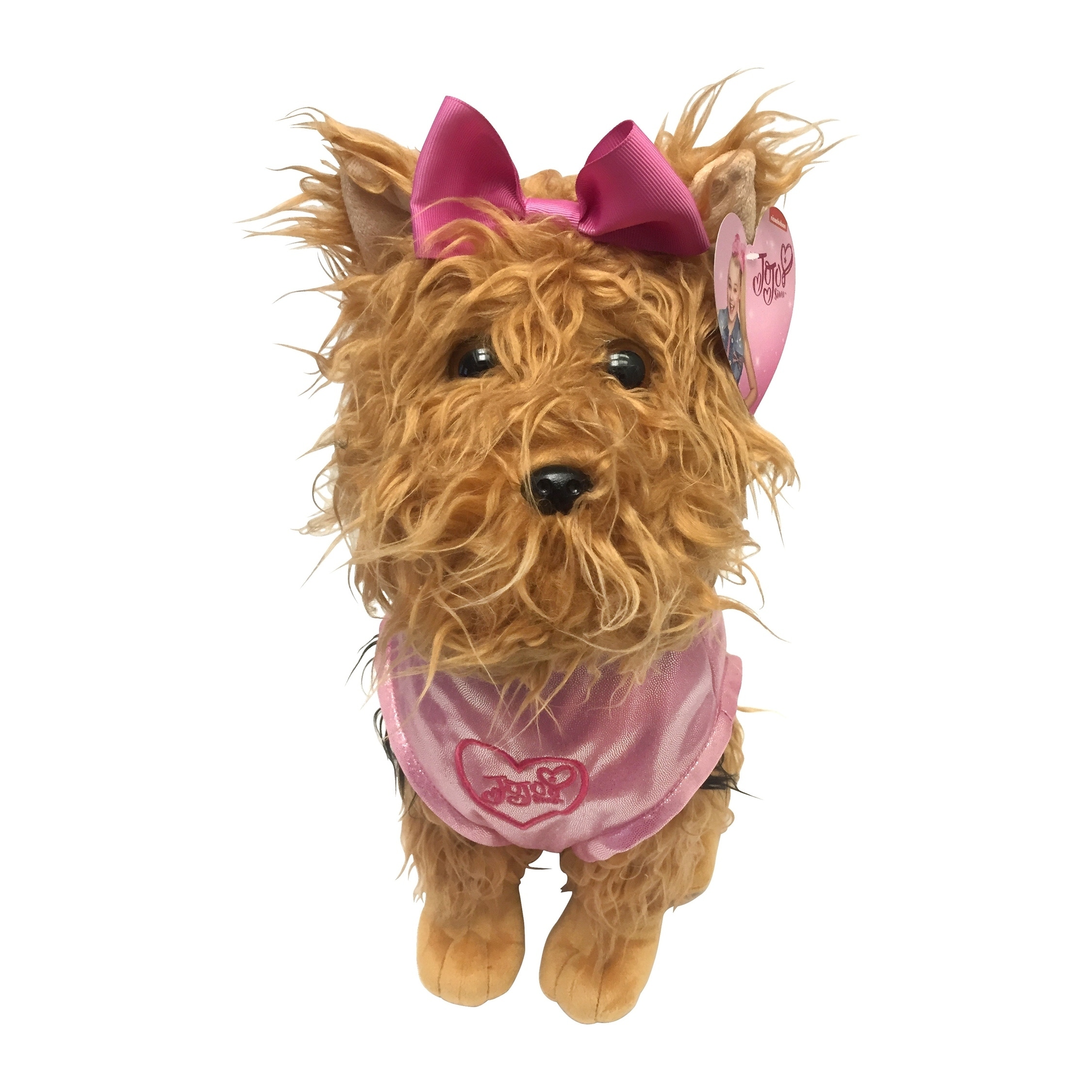 bow bow plush dog