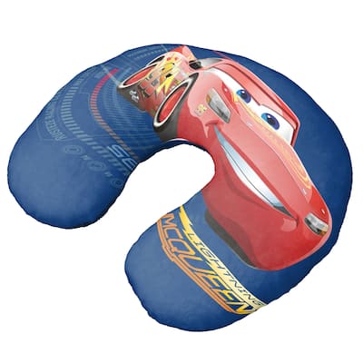 Disney/Pixar Cars 3 Movie Speed Lightning Mcqueen Blue Neck Pillow ...