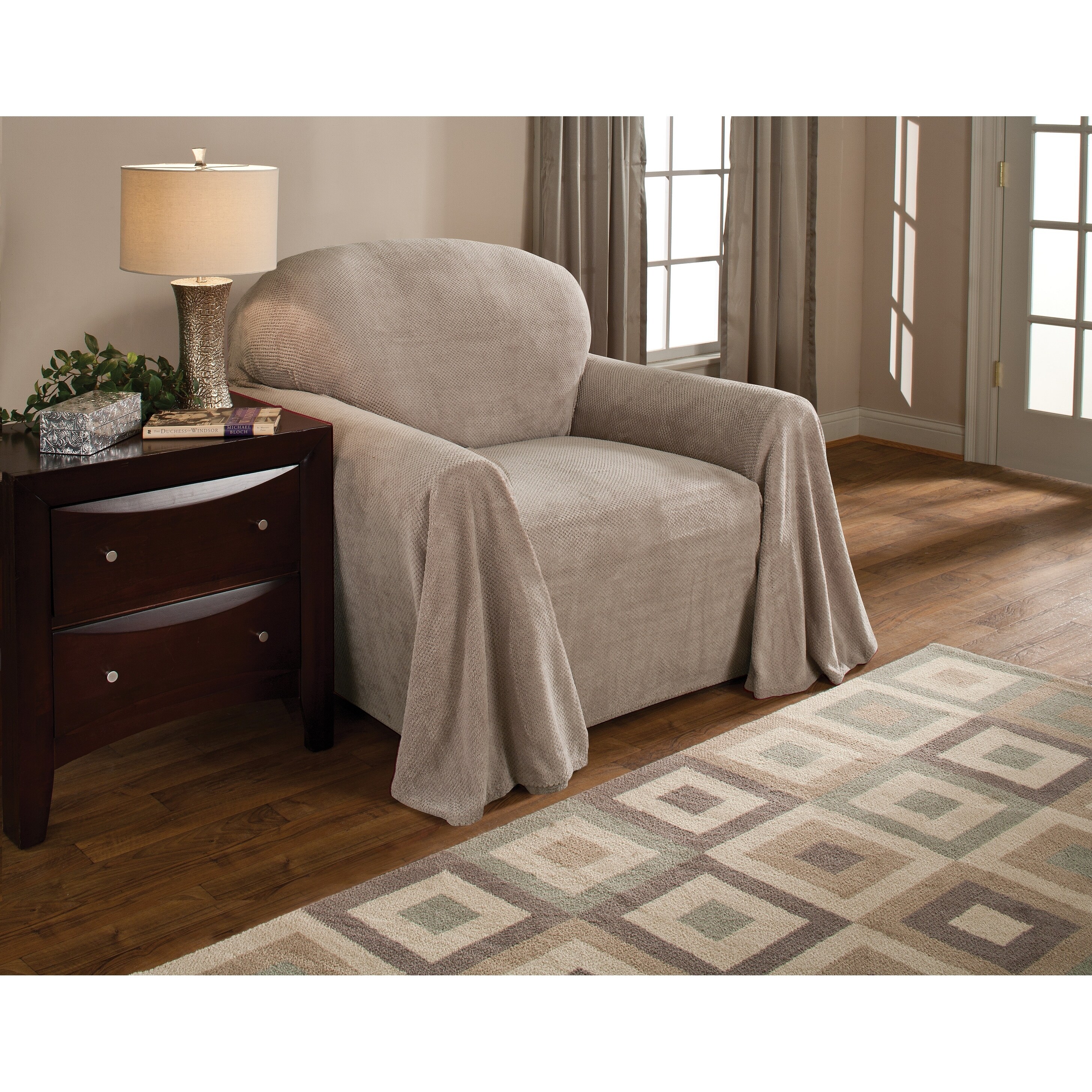 Shop Innovative Textile Solutions Solid Textured Chair Throw